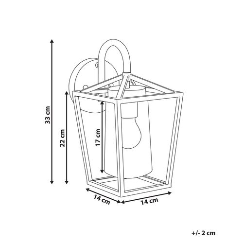 Applique Murale D'extérieur Dorée Ordie