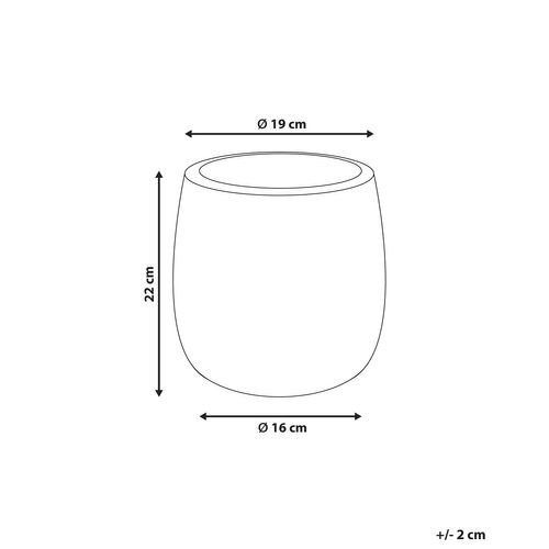 Cache-pot D 19 Cm Taupe Livadia