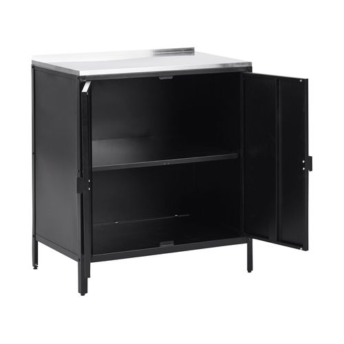 Meuble De Cuisine D'extérieur Vilama Métal Noir