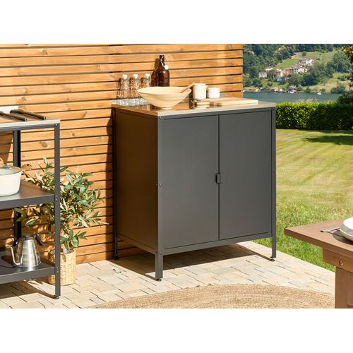 Meuble De Cuisine D'extérieur Vilama Métal Noir