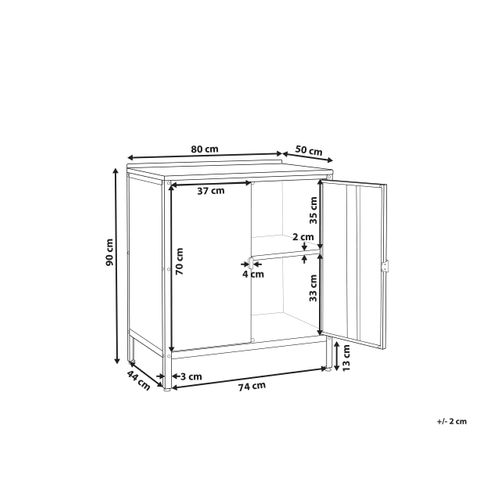 Meuble De Cuisine D'extérieur Vilama Métal Noir