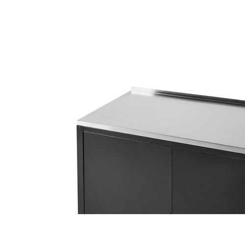 Meuble De Cuisine D'extérieur Vilama Métal Noir