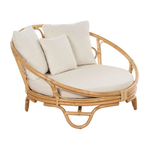 Chaise Longue De Jardin Rotin Naturel Rossano