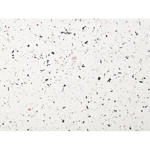 Table Basse Blanc Cassé Avec Effet Terrazzo Trezzo