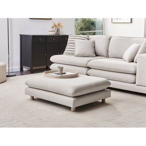 Ottoman Heden Tissu Beige