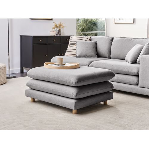 Ottoman Heden Tissu Gris