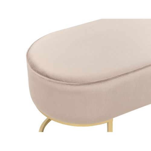 Banquette En Velours Beige Milry