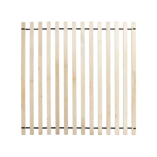 Lit Avec Sommier Bouclé Margut 180 X 200 Cm Blanc