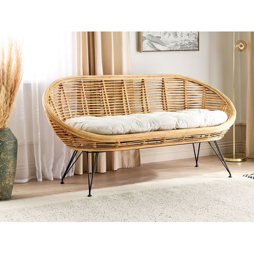 Canapé De Jardin 2 Places Maratea Rotin Naturel