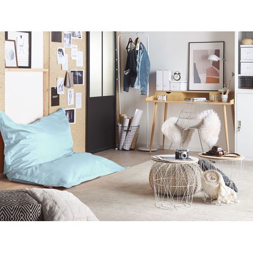 Housse De Pouf Fuzzy 180 Cm 140 Cm Bleu Clair