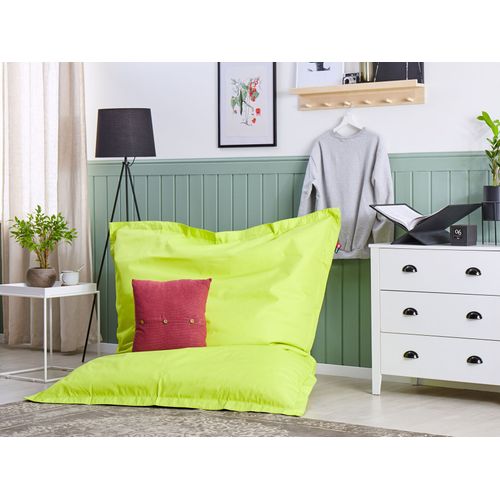 Housse De Pouf Fuzzy 180 Cm 140 Cm Vert Citron