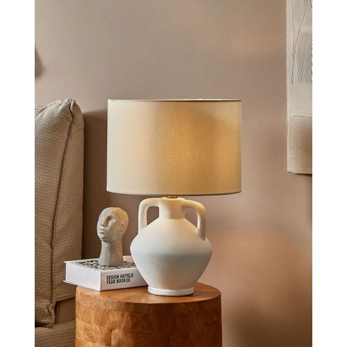 Lampe à Poser Labrada Céramique Blanc