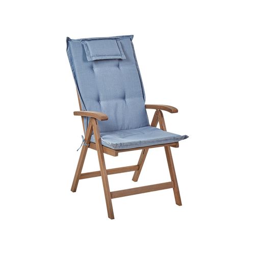 Ensemble Pour Bistro Avec Coussin Bois Bleu Amantea