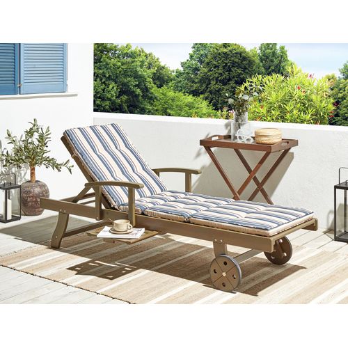 Chaise Longue Bois Bleu Foncé Amantea