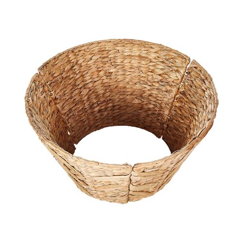 Jupe De Sapin De Noël Fibre De Jacinthe D'eau Naturel Sapin