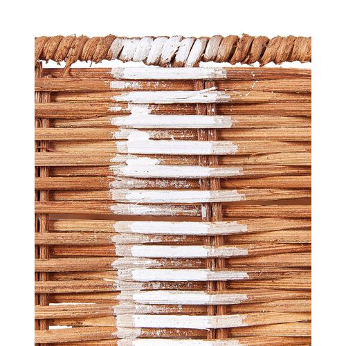 Lot De 3 Boîtes En Rotin Marron Cadeau