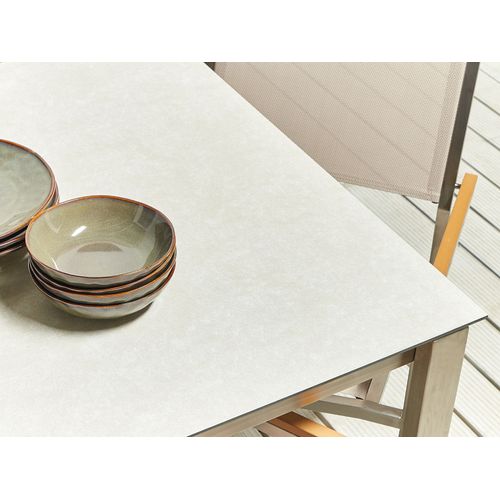 Set De Salle à Manger Verre Blanc Cosoleto/grosseto