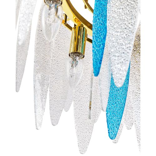 Lustre Malacca Verre Multicolore