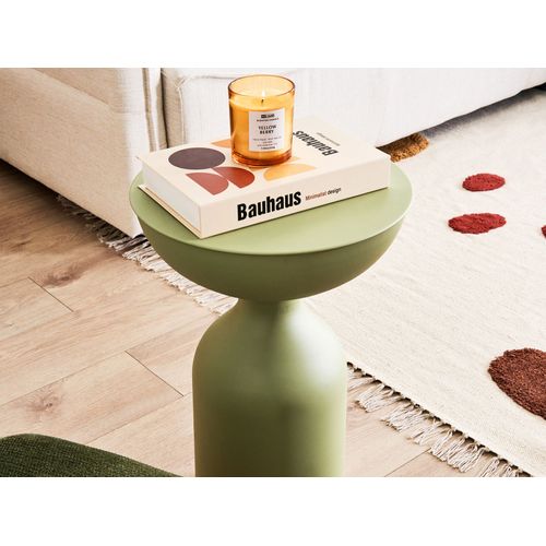 Table D'appoint En Métal Vert D 36 Cm Cota