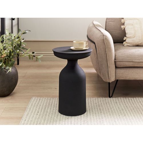 Table D'appoint En Métal Noir Tenjo