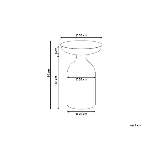 Table D'appoint En Métal Vert Tenjo