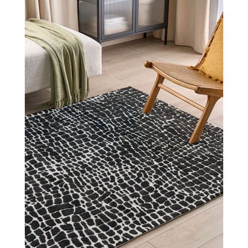 Tapis Blanc Et Noir 300 X 400 Cm Punge