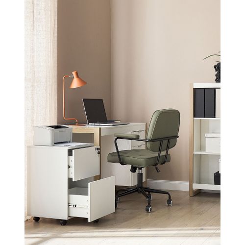 Armoire De Rangement à 2 Tiroirs Blanche Johnson