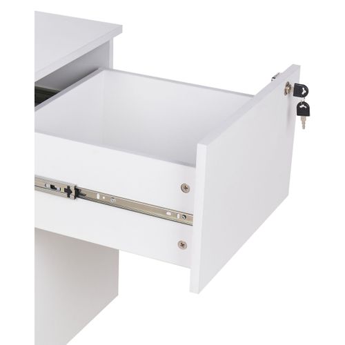 Armoire De Rangement à 2 Tiroirs Blanche Johnson