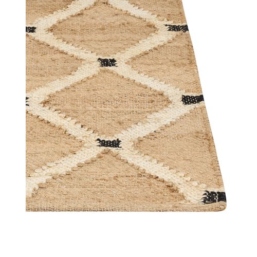 Tapis En Jute Beige 160 X 230 Cm Kalekoy