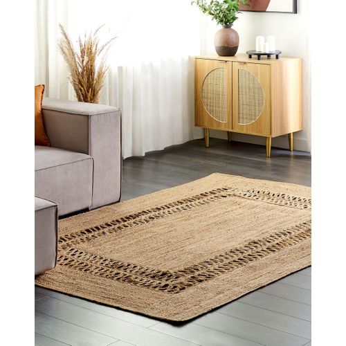 Tapis En Jute Beige 160 X 230 Cm Yenikoy