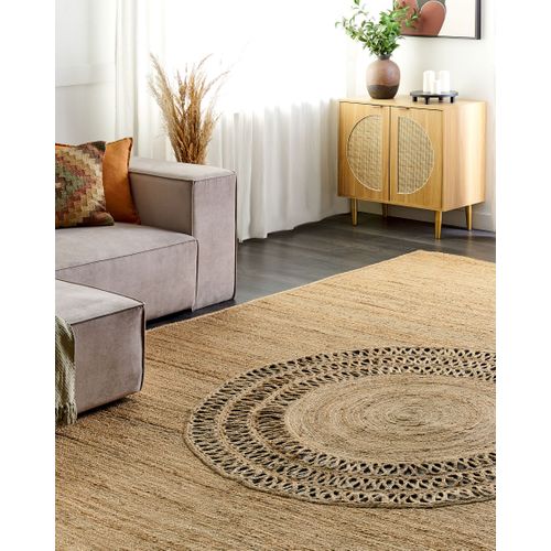 Tapis En Jute Beige 160 X 230 Cm Bogazoren
