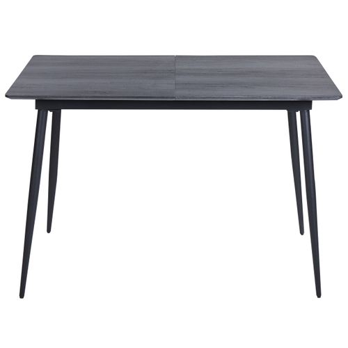 Table à Manger Extensible Grise 120/160 X 80 Cm Gelanda