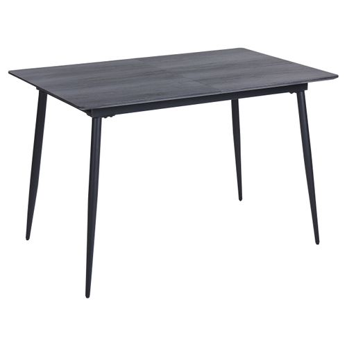 Table à Manger Extensible Grise 120/160 X 80 Cm Gelanda