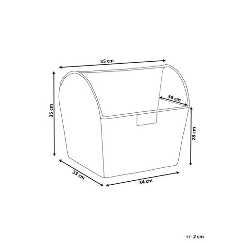 Panier De Rangement En Jacinthe D'eau Ton Naturel Vinh