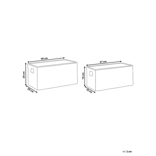 Lot De 2 Paniers En Herbes Marines Ton Naturel Dongha