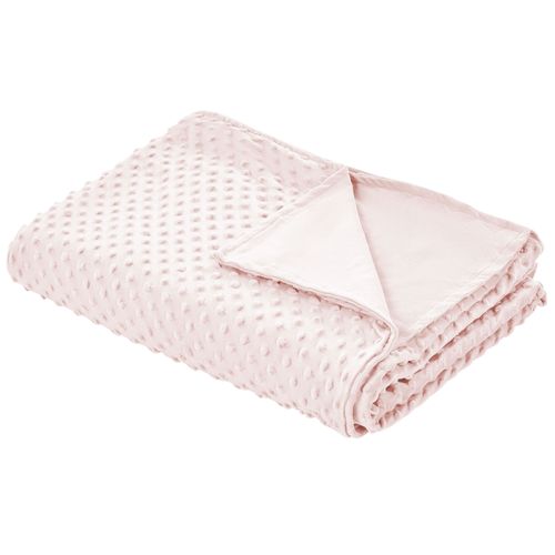 Housse De Couverture Lestée 120 X 180 Cm Rose Callisto