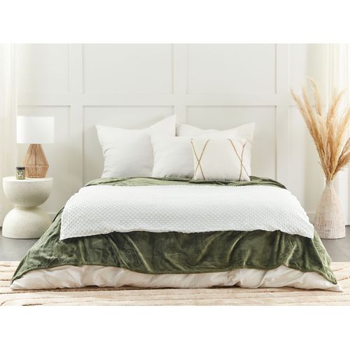 Housse De Couverture Lestée 100 X 150 Cm Blanc Callisto