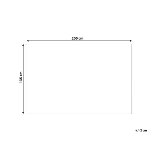 Housse De Couverture Lestée 135 X 200 Cm Blanc Callisto