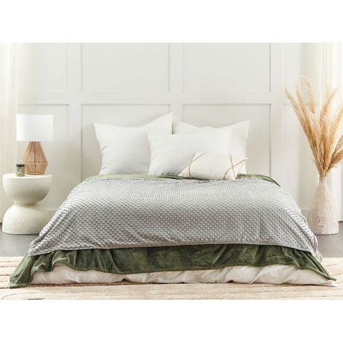 Housse De Couverture Lestée 120 X 180 Cm Gris Callisto