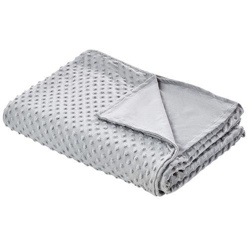 Housse De Couverture Lestée 120 X 180 Cm Gris Callisto