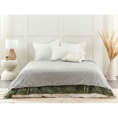 Housse De Couverture Lestée 135 X 200 Cm Gris Callisto