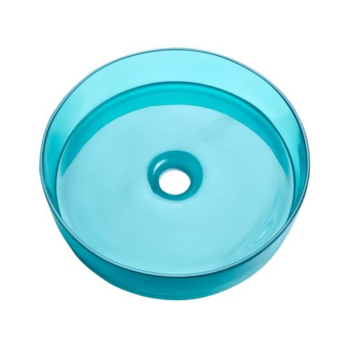 Vasque De Comptoir Rond D 36 Cm Turquoise Tolosa