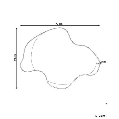 Miroir 59 Cm Noir Melun