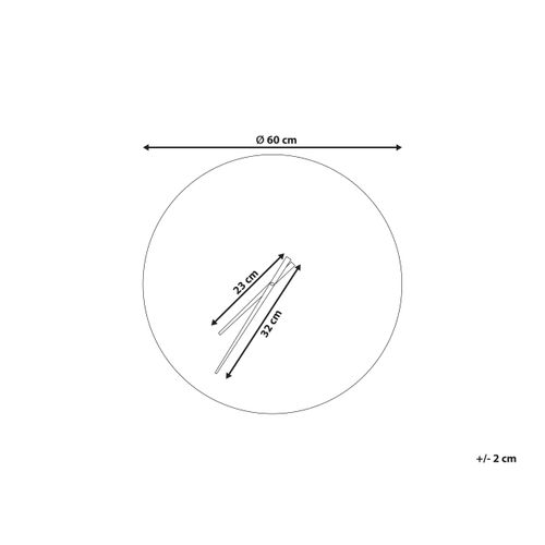 Horloge Murale Ø 60 Cm Bois Clair Cabic