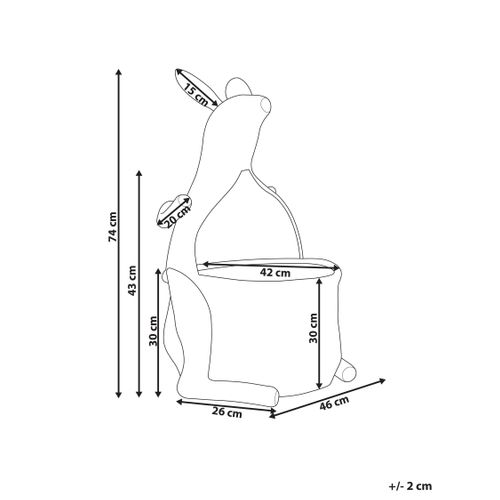 Panier En Rotin Blanc 46 X 42 Cm Kapiti