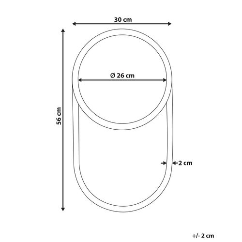 Miroir 56 Cm Naturel Baleal
