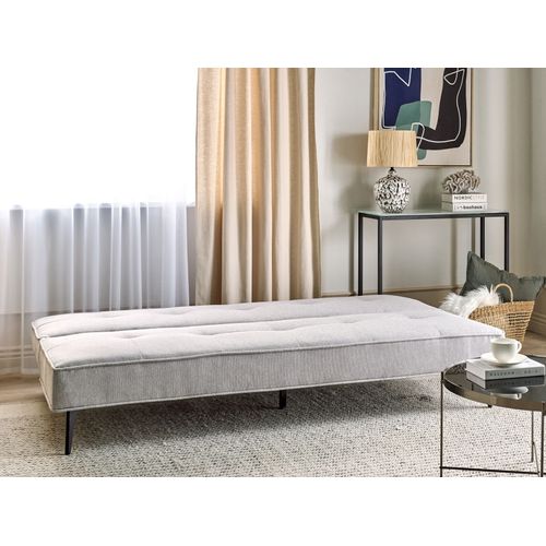 Canapé-lit 3 Places En Tissu Gris Clair Essvik