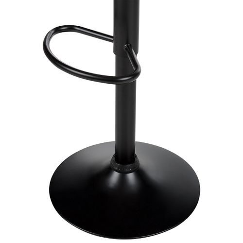 Tabouret De Bar Set De 2 Cuir Pu Noir Conway