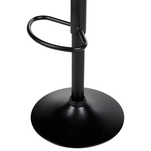 Tabouret De Bar Set De 2 Cuir Pu Marron Doré Valetta