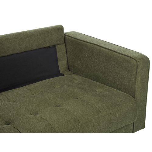 Canapé 2 Places En Tissu Vert Nurmo